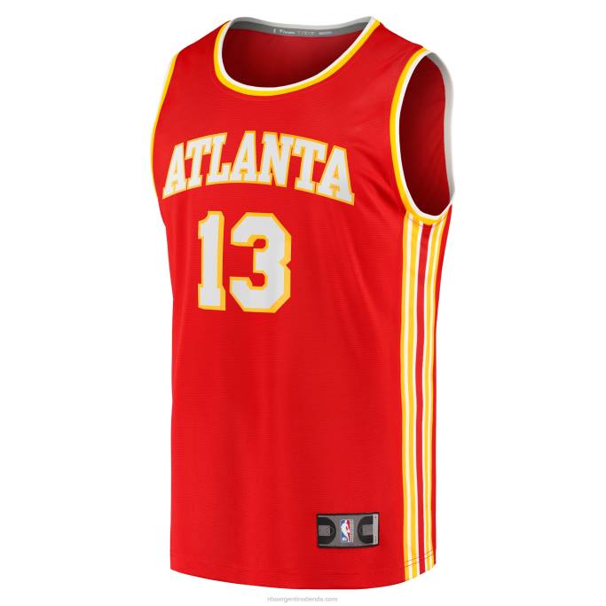 NBA 0F6D8583 atlanta hawks bogdan bogdanovic réplica de camiseta roja de descanso rápido