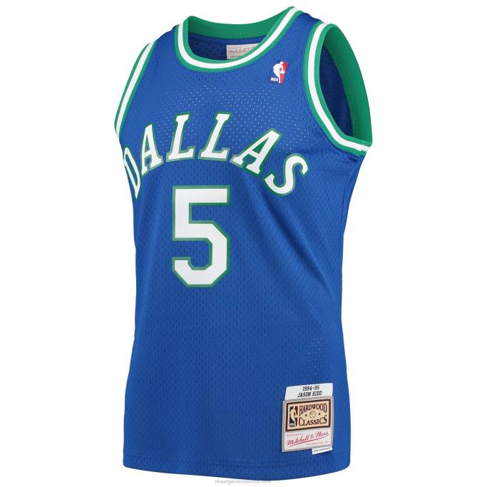 NBA 0F6D1071 dallas mavericks jason kid d mitchell & ness blue hardwood classics swingman player jersey