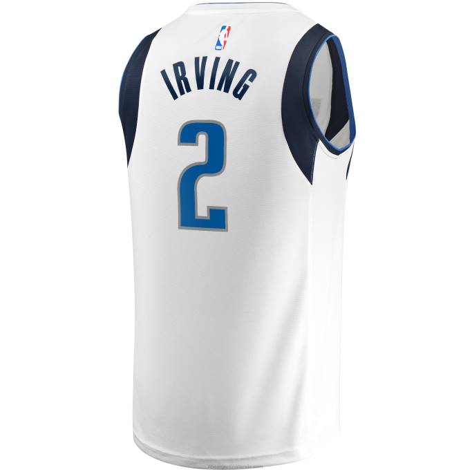 NBA 0F6D151 dallas mavericks kyrie irving blanco fastbreak camiseta
