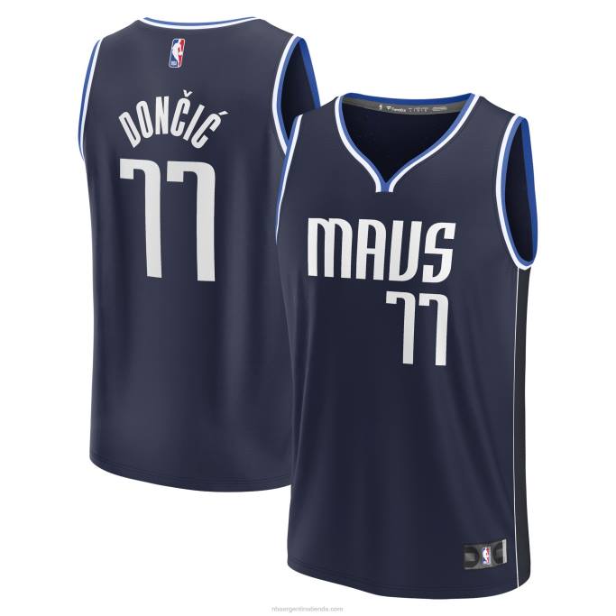 NBA 0F6D173 dallas mavericks luka doncic camiseta de jugador de ruptura rápida azul marino