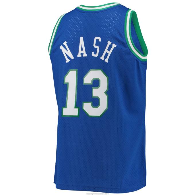 NBA 0F6D2329 dallas mavericks steve nash mitchell & ness blue hardwood classics swingman jersey