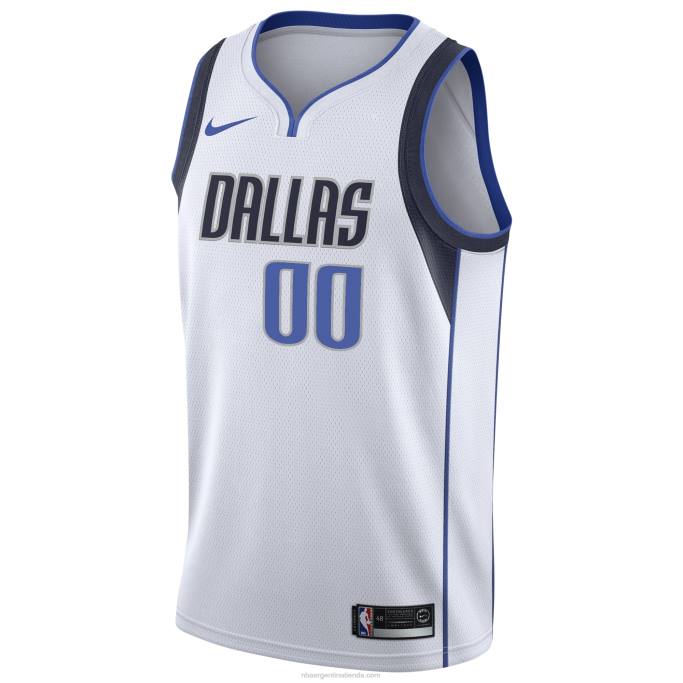 NBA 0F6D3095 Camiseta Dallas Mavericks Nike Swingman blanca personalizada