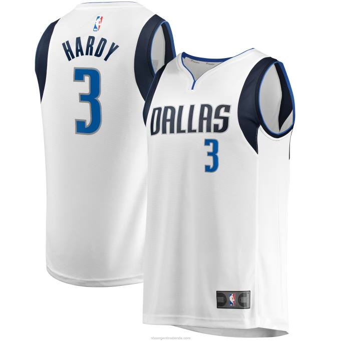 NBA 0F6D3815 dallas mavericks jaden hardy camiseta blanca de jugador de descanso rápido