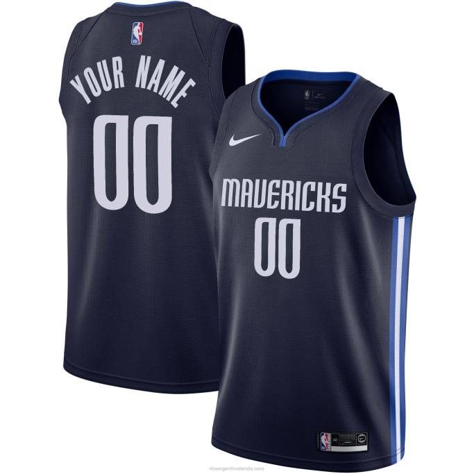 NBA 0F6D5347 camiseta de los dallas mavericks nike azul marino personalizada swingman