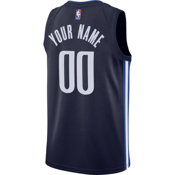 NBA 0F6D5347 camiseta de los dallas mavericks nike azul marino personalizada swingman