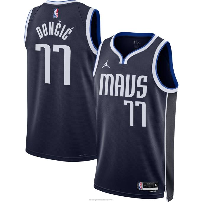 NBA 0F6D53 dallas mavericks luka doncic jordan marca azul marino swingman jersey