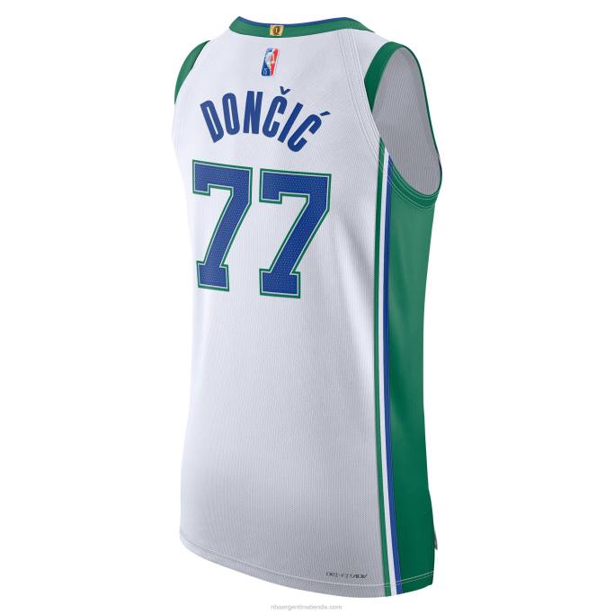NBA 0F6D5826 dallas mavericks luka doncic nike blanco auténtico playera de jugador