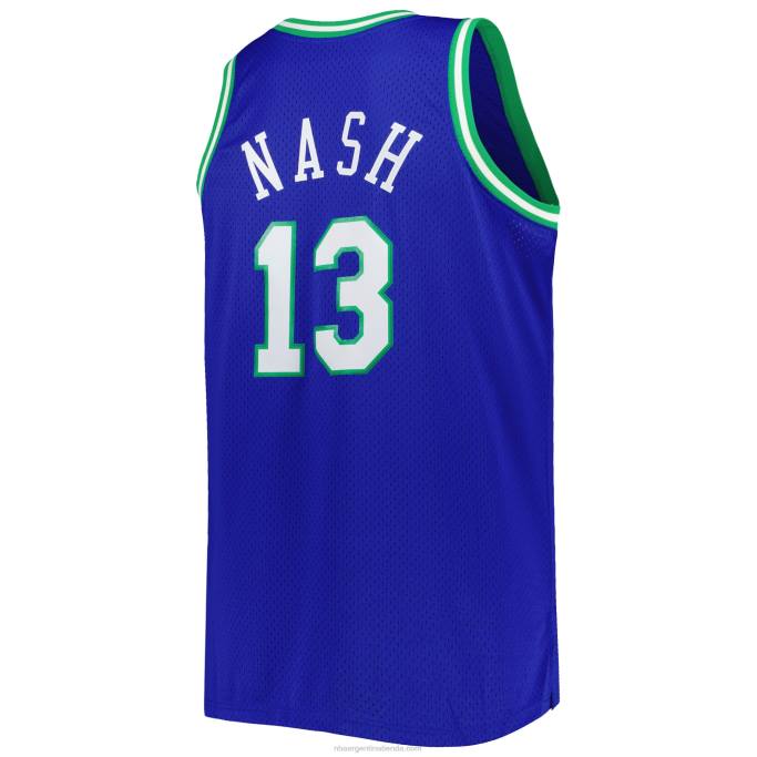 NBA 0F6D6705 dallas mavericks steve nash mitchell & ness blue big & tall hardwood classics swingman jersey
