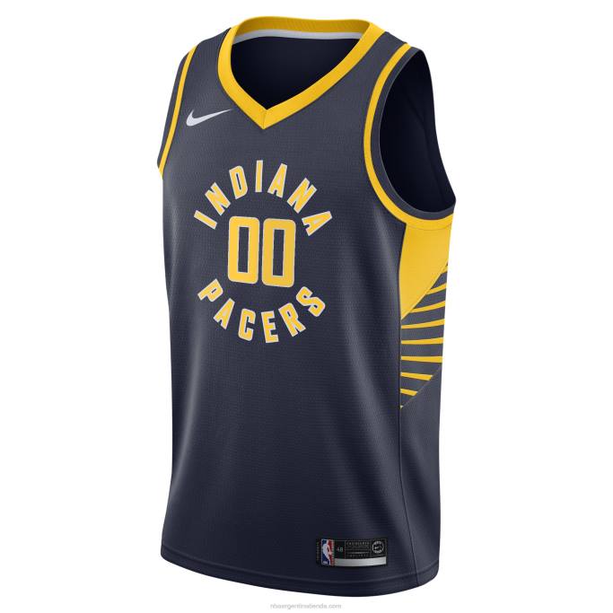 NBA 0F6D3413 Camiseta personalizada Indiana Pacers Nike Navy Swingman