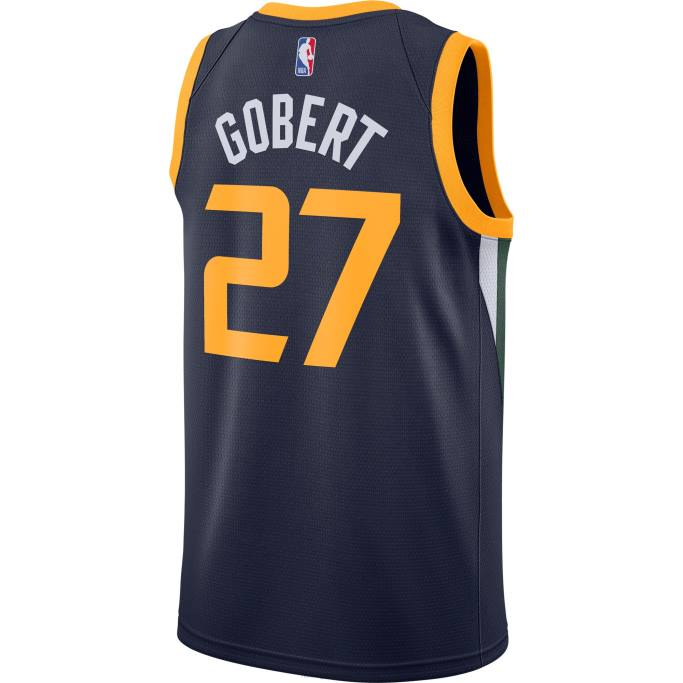 NBA 0F6D13284 utah jazz rudy gobert nike azul marino swingman jersey