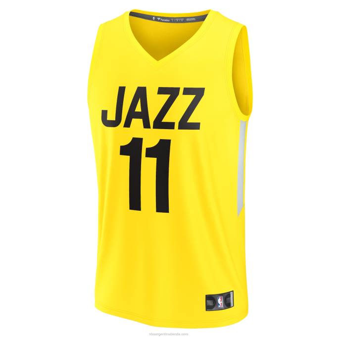NBA 0F6D5266 utah jazz mike conley amarillo fast break replica player jersey
