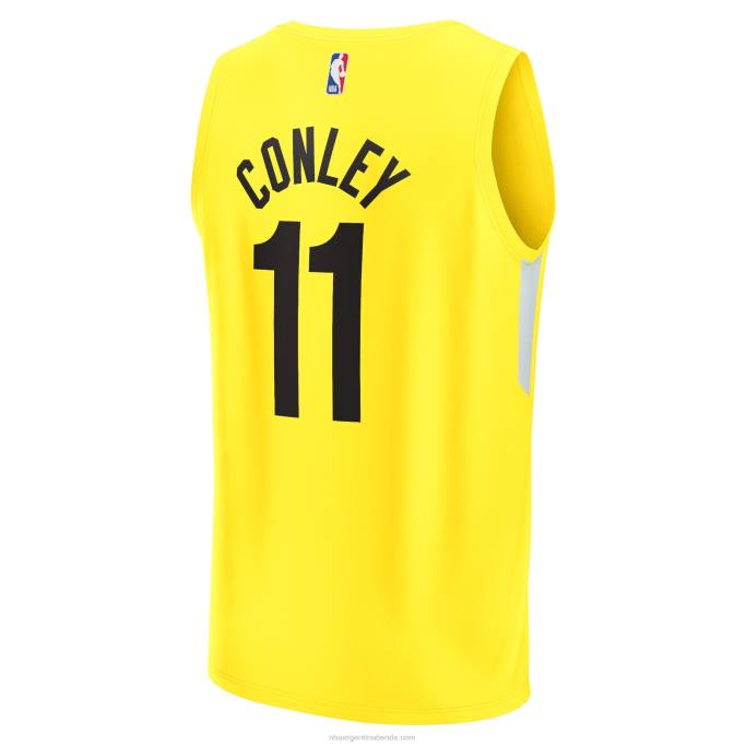 NBA 0F6D5266 utah jazz mike conley amarillo fast break replica player jersey