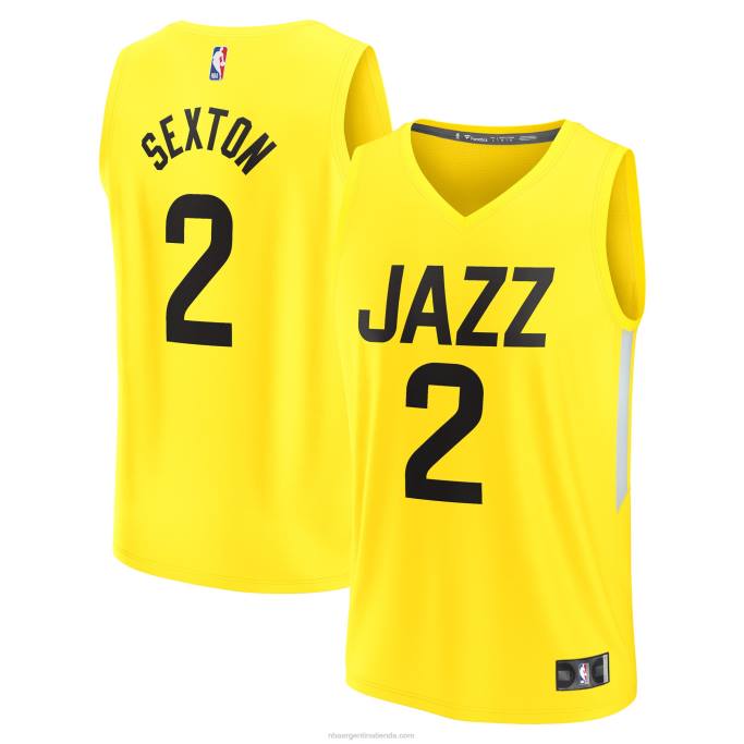 NBA 0F6D7785 réplica de jersey de collin sexton de jazz de utah