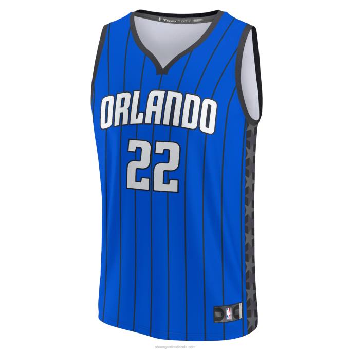 NBA 0F6D1282 orlando magic franz wagner azul fast break replica jersey