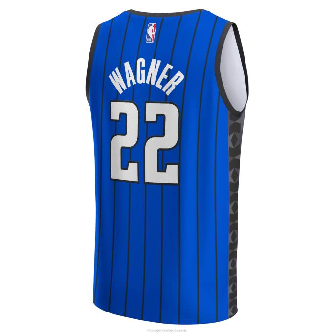 NBA 0F6D1282 orlando magic franz wagner azul fast break replica jersey