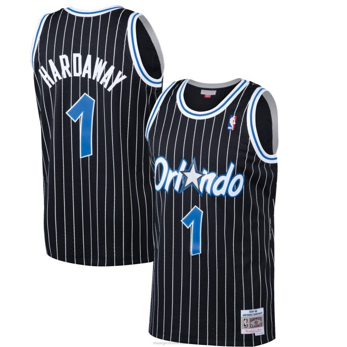 NBA 0F6D1446 orlando magic penny hardaway mitchell & ness negro hardwood classics swingman jersey