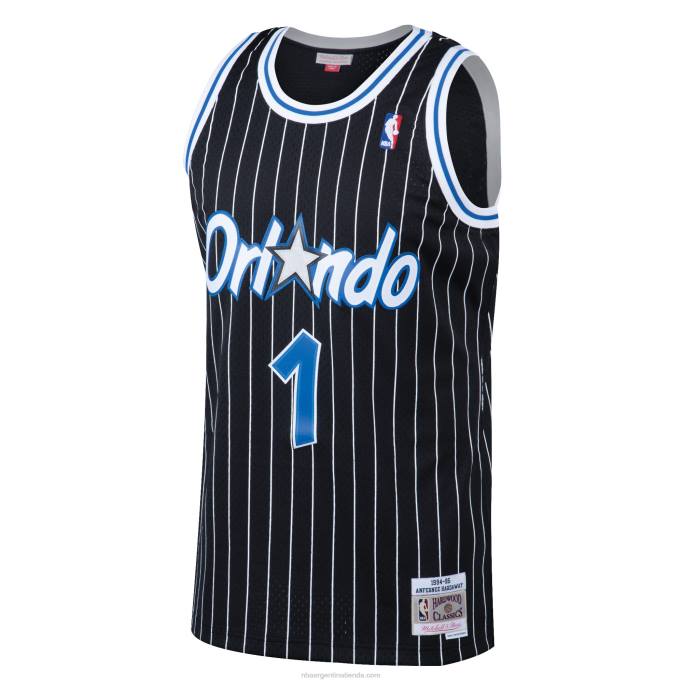 NBA 0F6D1446 orlando magic penny hardaway mitchell & ness negro hardwood classics swingman jersey