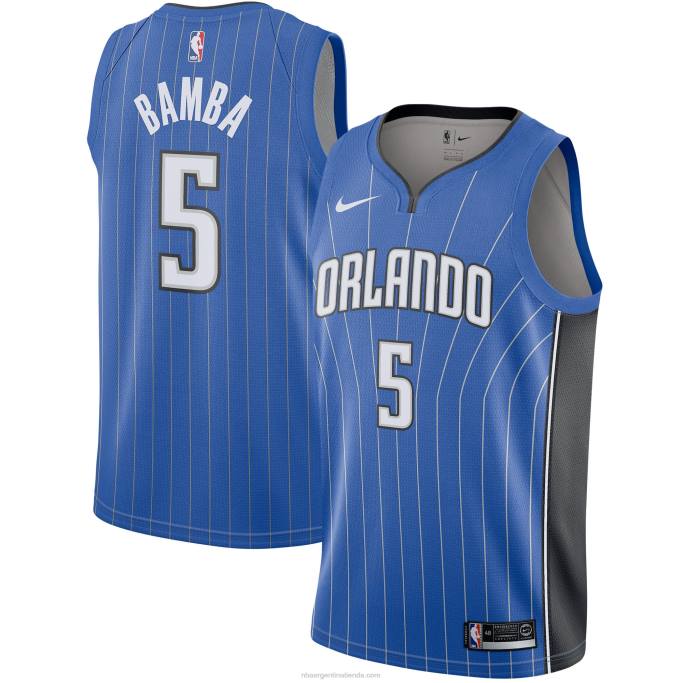 NBA 0F6D1483 orlando magic mohamed bamba nike royal swingman camiseta