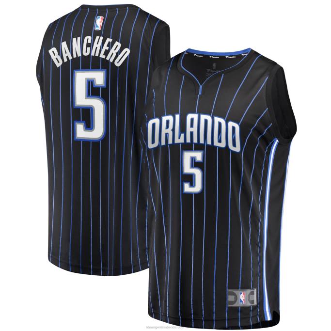 NBA 0F6D158 orlando magic paolo banchero black draft selección de primera ronda fast break replica player jersey