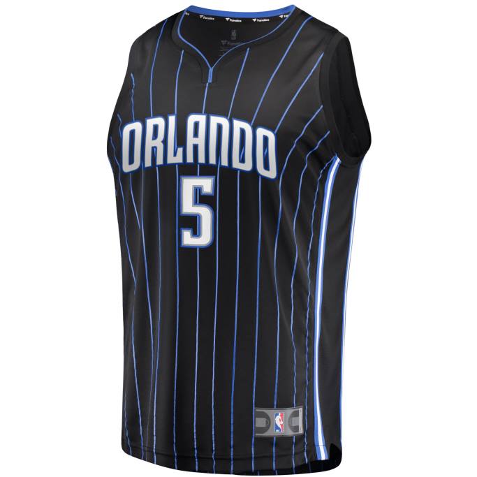 NBA 0F6D158 orlando magic paolo banchero black draft selección de primera ronda fast break replica player jersey