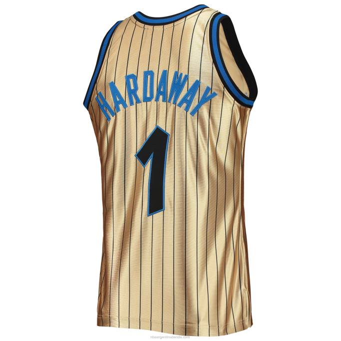 NBA 0F6D2011 orlando magic penny hardaway oro 75 aniversario 1993-94 hardwood classics swingman jersey