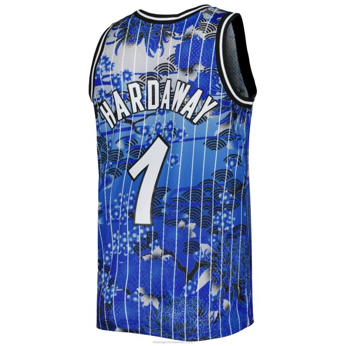 NBA 0F6D2228 orlando magic penny hardaway mitchell & ness blue hardwood classics año nuevo lunar jersey swingman