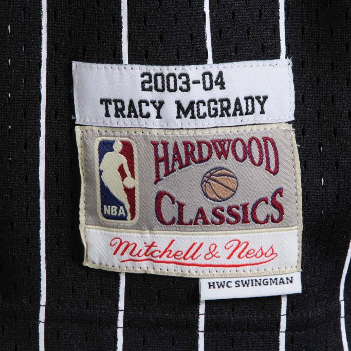 NBA 0F6D371 orlando magic tracy mcgrady mitchell & ness negro hardwood classics swingman jersey