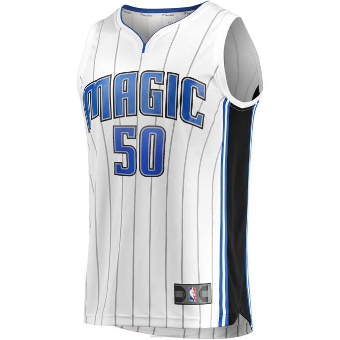 NBA 0F6D3991 Orlando Magic Cole anthony blanco fast break replica jersey