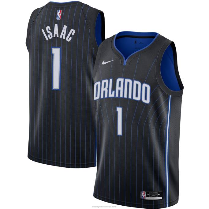 NBA 0F6D4788 camiseta orlando magic jonathan isaac nike swingman negra