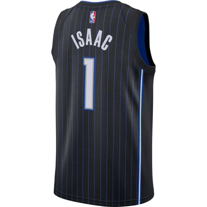 NBA 0F6D4788 camiseta orlando magic jonathan isaac nike swingman negra