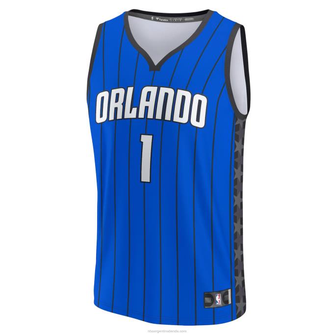 NBA 0F6D4967 orlando magic jonathan isaac azul fast break replica jersey