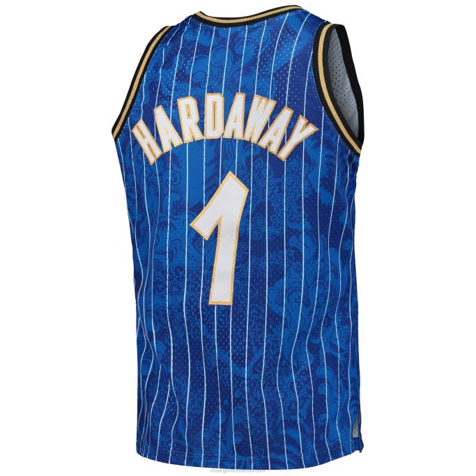 NBA 0F6D5151 orlando magic penny hardaway mitchell & ness blue hardwood classics año nuevo lunar jersey swingman