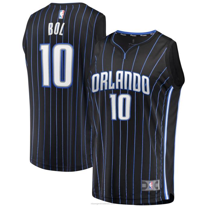 NBA 0F6D586 Camiseta orlando magic bol bol negra réplica fast break