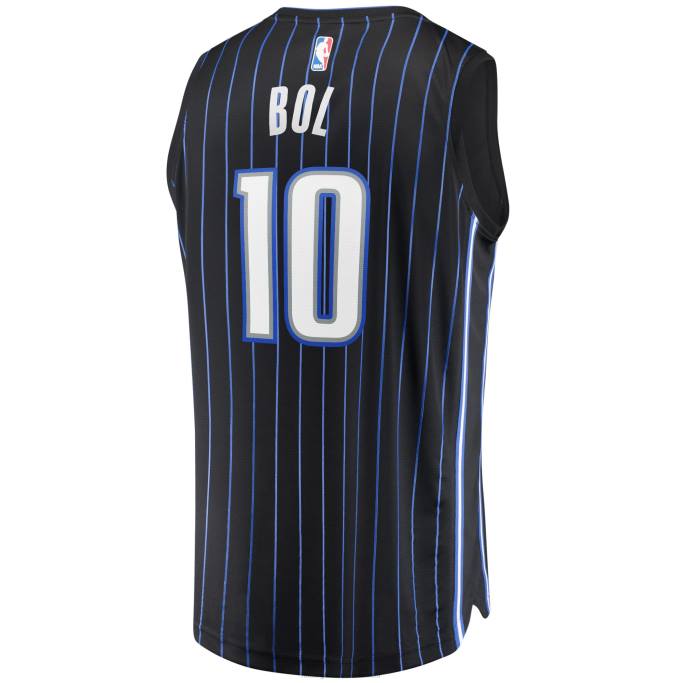 NBA 0F6D586 Camiseta orlando magic bol bol negra réplica fast break