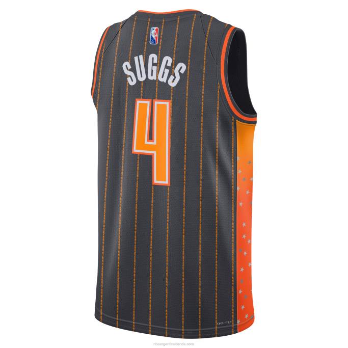 NBA 0F6D6131 orlando magic jalen suggs nike anthracite swingman jersey