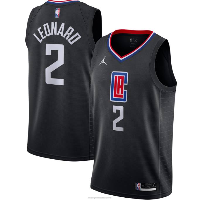 NBA 0F6D1105 la clippers kawhi leonard jordan marca negro swingman jersey