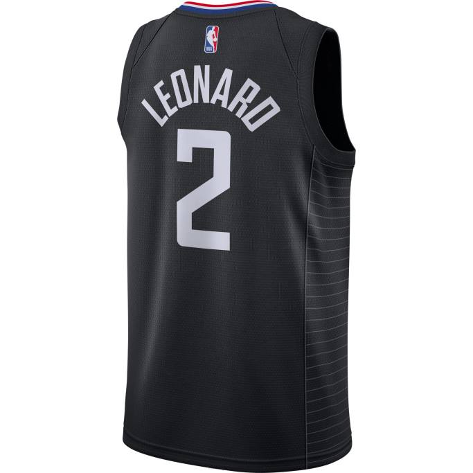NBA 0F6D1105 la clippers kawhi leonard jordan marca negro swingman jersey