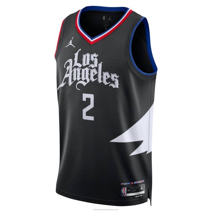 NBA 0F6D206 la clippers kawhi leonard jordan marca negro swingman jersey