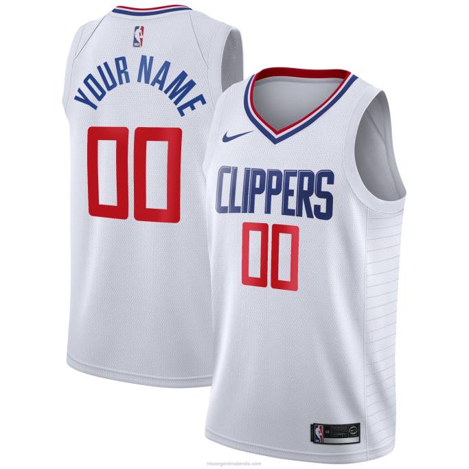 NBA 0F6D3191 la clippers nike blanco swingman jersey personalizado