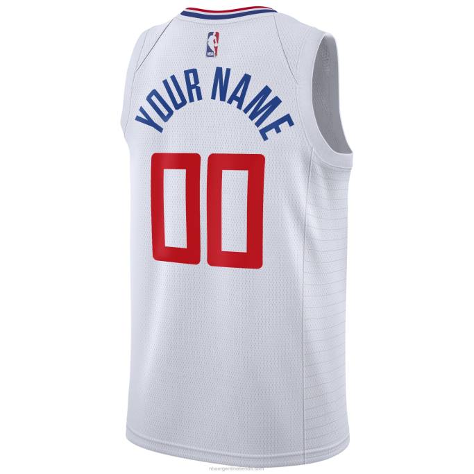 NBA 0F6D3191 la clippers nike blanco swingman jersey personalizado