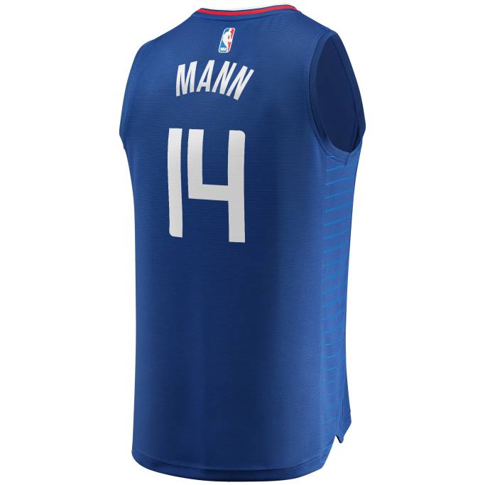 NBA 0F6D3920 la clippers terance mann royal fast break réplica jersey