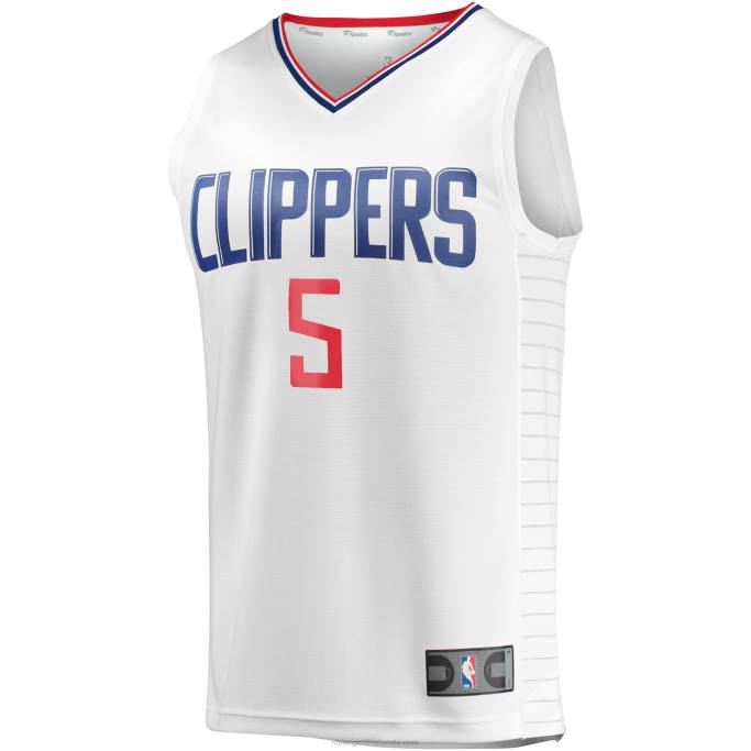 NBA 0F6D7276 la clippers huesos hyland blanco fast break player jersey