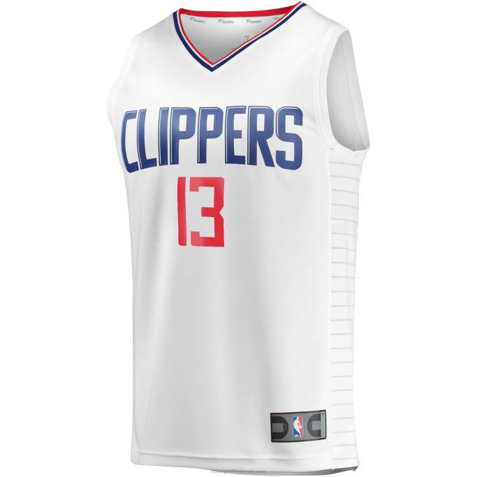 NBA 0F6D7844 la clippers paul george camiseta blanca de jugador de descanso rápido