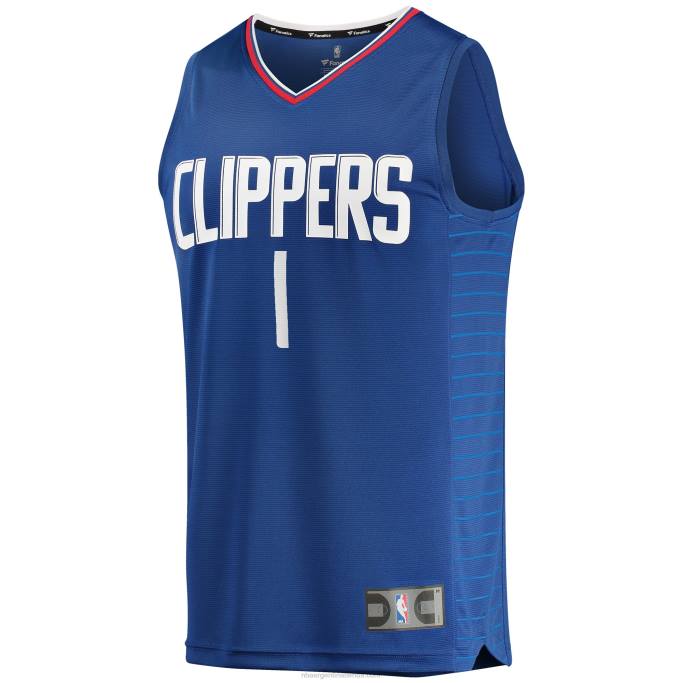NBA 0F6D8758 la clippers reggie jackson royal fast break player jersey