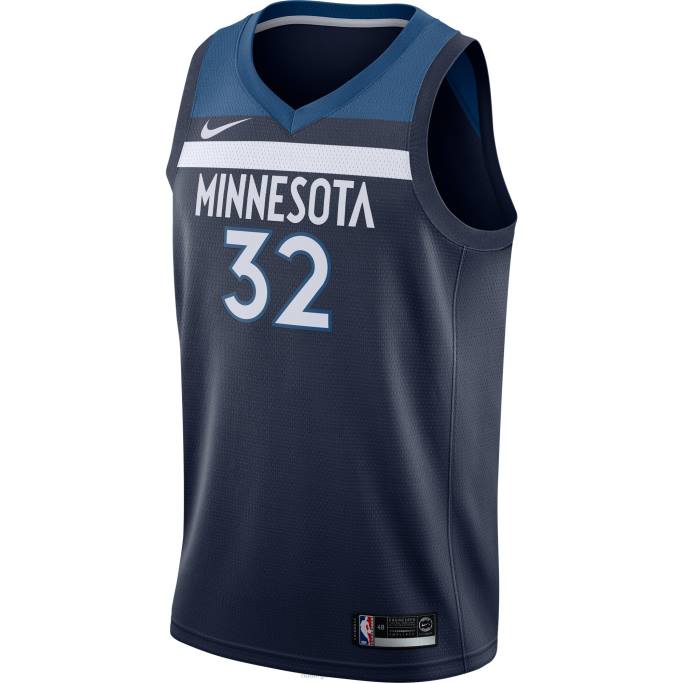 NBA 0F6D8146 minnesota timberwolves karl-anthony towns nike azul marino swingman jersey