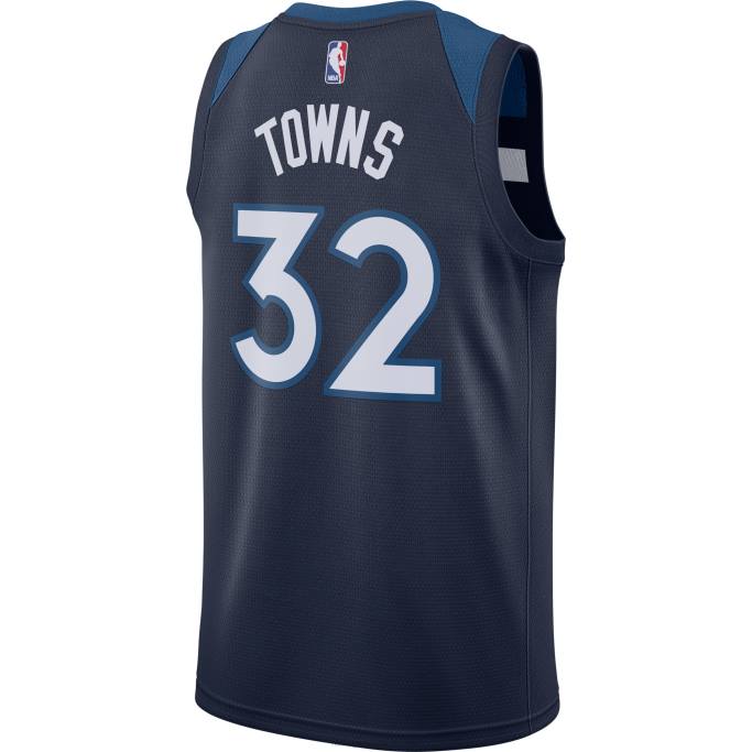 NBA 0F6D8146 minnesota timberwolves karl-anthony towns nike azul marino swingman jersey