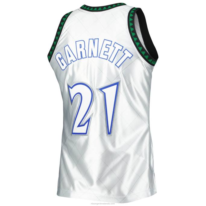 NBA 0F6D8226 minnesota timberwolves kevin garnett platino madera dura clásicos 75 aniversario swingman jersey