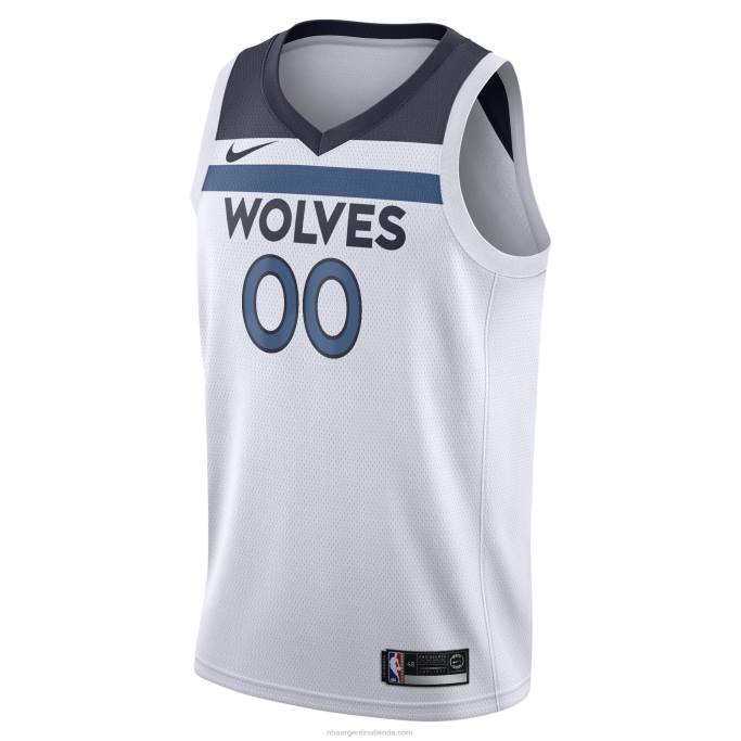 NBA 0F6D8384 Minnesota Timberwolves Nike White Swingman camiseta personalizada