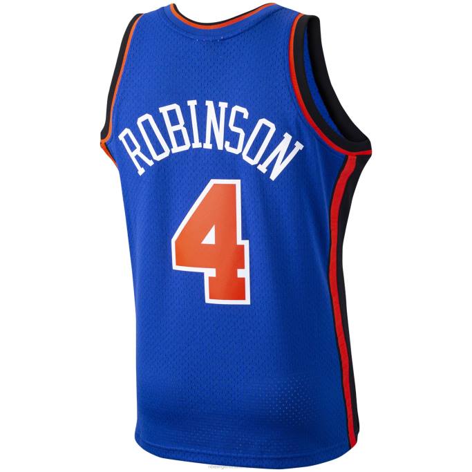 NBA 0F6D2027 new york knicks nate robinson mitchell & ness blue hardwood classics swingman player jersey