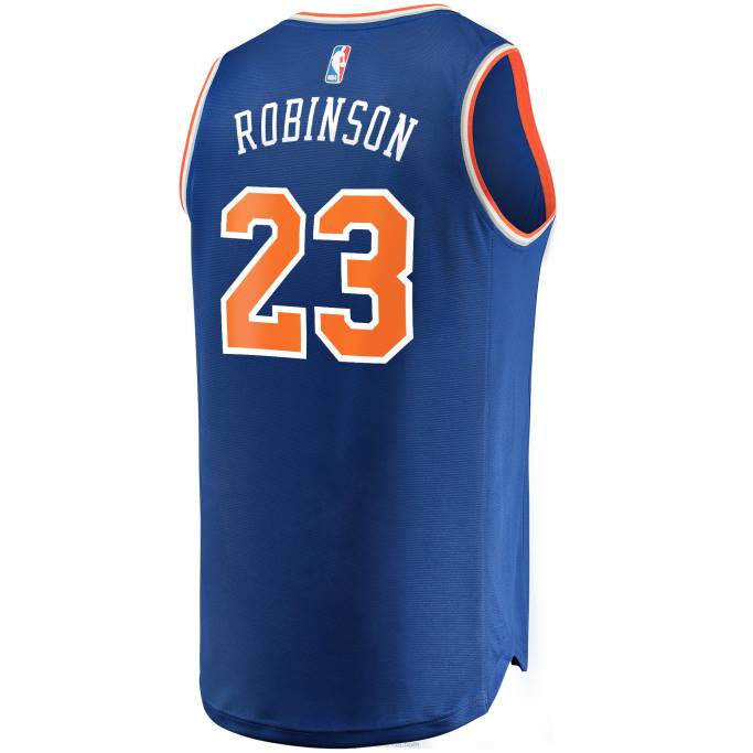 NBA 0F6D2584 New York Knicks Mitchell Robinson Royal Fast Break réplica playera de jugador